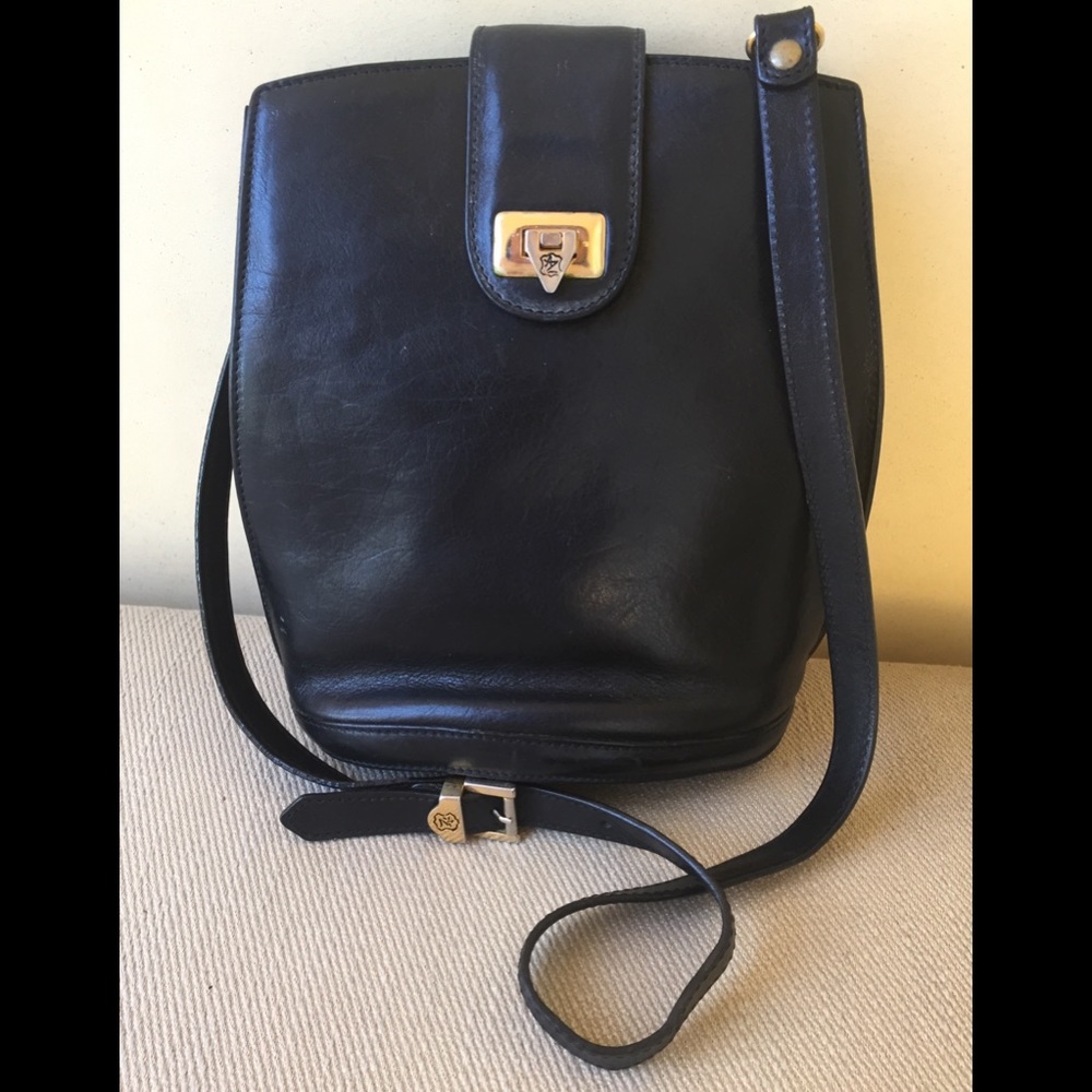 AZ ITALIAN hard leather purse bag backpack style